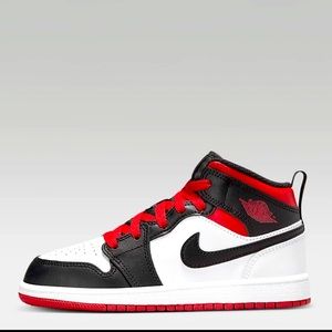 Kids Jordan 1 Mid Shoe, kids size 1